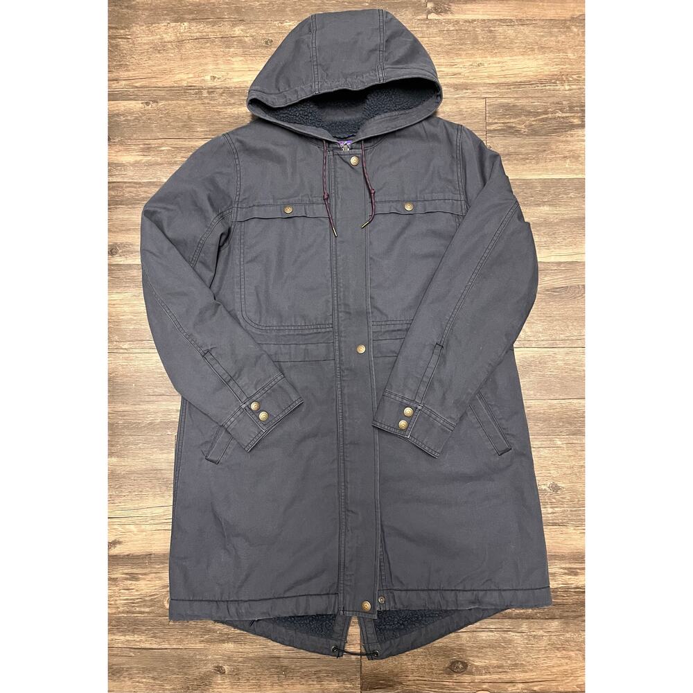 Patagonia Prairie Dawn Parka Sherpa Lined Hooded Coat Womens L RARE Gorpcore - Picture 5 of 16